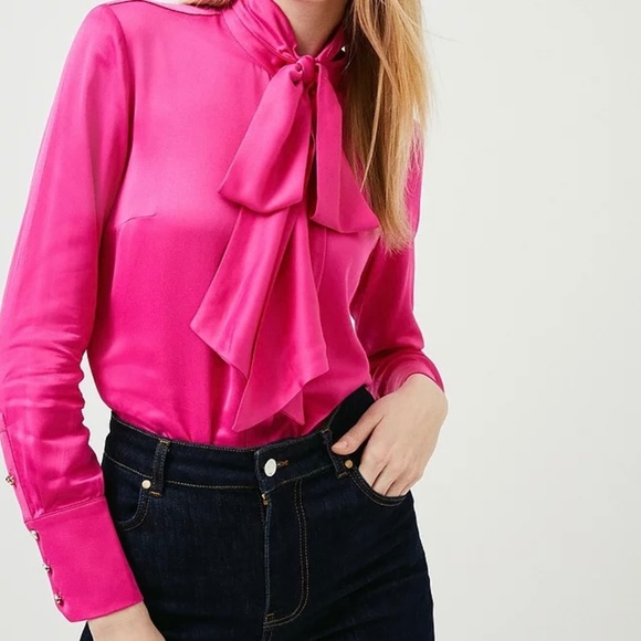 Pink blouse
